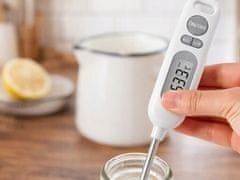 Verkgroup Digitalni LCD kuhinjski termometar -50 do +300°C 25 cm bijeli
