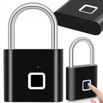 Verkgroup Protiv krađe, vodootporna brava s otiskom prsta, USB