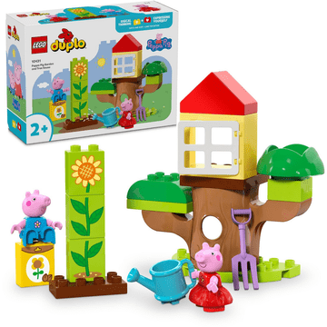 LEGO DUPLO 10431 Vrt i kućica na drvetu Praščića Pepa