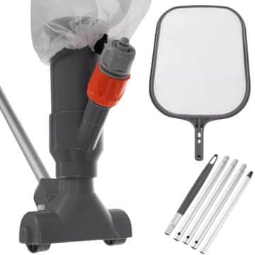 BIGSTREN 2-u-1 set za čišćenje bazena usisavač i mrežica PVC