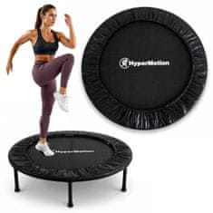HyperMotion Kućni fitness trampolin promjera cm za dob 14+ godina - nosivost 100 kg, 24 opruge za glatki odskok, čelični okvir 25 mm