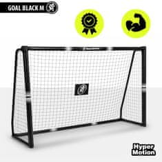 HyperMotion Nogometni gol 240 x 160 cm s čeličnim okvirom 32 mm - mreža od sintetičkih vlakana, 6 sidara za tlo, za djecu od 3 godine