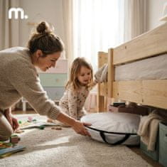 Mamabrum Dječji set s dvorcem, tunelom i bazenom za loptice - pop-up elementi, mrežasti paneli, transportna torba, igra u sobi i vrtu od 3 godine