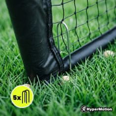 HyperMotion Nogometni gol 180 x 120 cm s čeličnim cijevima 32 mm - mreža otporna na snažne udarce, 5 sidara za pričvršćivanje u tlo, vanjska igra
