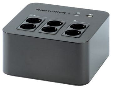 Socomec UPS SOCOMEC NeTYS PL 600VA, 360W, Off-line, USB, schuko, crni