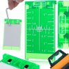 Rosfix Tarcza Za Lasersku Nivelaciju Rosfix – Precizna S Dva Magneta | Dimenzije 10X7CM, Zelena