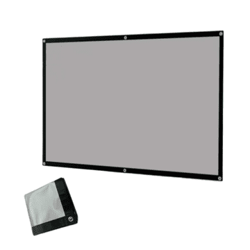 HOME & MARKER® Platno za projektor protiv ambijentalnog svjetla, visok kontrast i jasna slika, sklopivo kino platno za unutarnju i vanjsku upotrebu | PROJSCRE