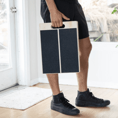 SOLFIT® Drvena nagibna daska za istezanje listova i gležnjeva, 5 razina nagiba, sklopiva do 120 kg | FLEXBOARD