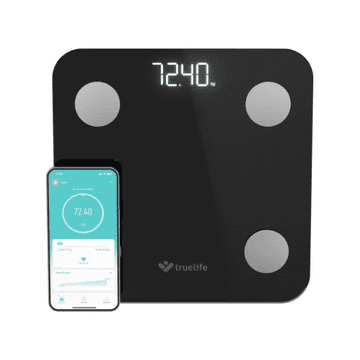 TrueLife FitScale W1 pametna vaga, crna