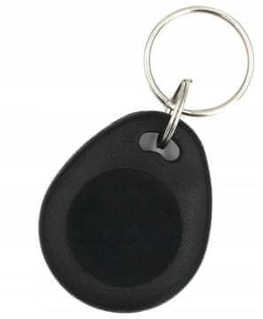 Crni rfid brelocak za alarm Guardian III, IV, V i VI