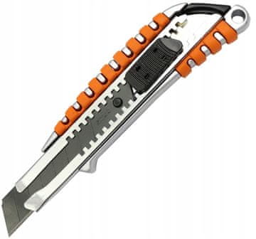 SOLID Solid 5684B - metalni gumeni nož Black Tiger 18mm