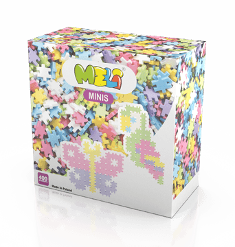 MELI Minis Pastel građevinski blokovi 400 kom.