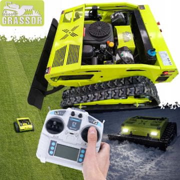 Rosfix Grassor Multiforce 800T-G23P Max Gusjenični Robotski Kosilac – Hibridni 23Hp Loncin | 800 MM, 2×1000W, 60°