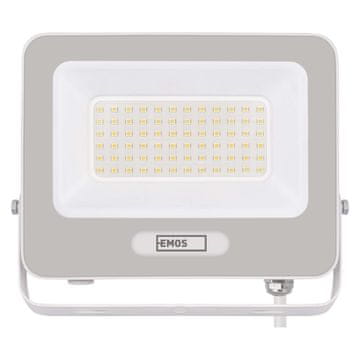 EMOS ZS2244B Glaro LED reflektor, 50 W, IP65, 5000 lm, neutralna bijela, bijeli