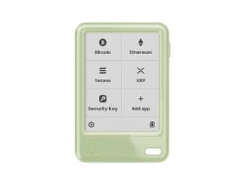 Ledger Nano Gen5 s ključem za oporavak kriptovalutni novčanik, CC EAL6+, Matcha Green (nanog5-green-rk-enfres)