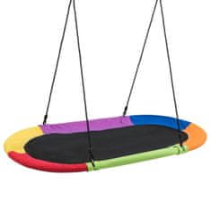 Northix Ovalna dječja ljuljačka gnijezdo 150 kg 150x80 cm