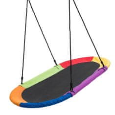 Northix Ovalna dječja ljuljačka gnijezdo 150 kg 150x80 cm
