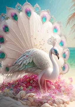 Ob_L_205 Diamond Painting 30x40 - životinje, paun