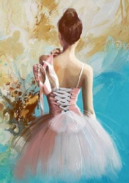 Ob_L_72 - Diamond Painting 30x40 - Likovi, balerina