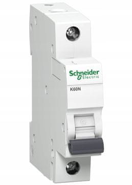 Schneider Electric K60N prekidač nadstrujni C 25A 1P 1M 6kA Acti 9 A9K02125