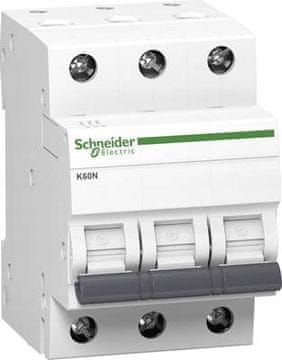 Schneider Electric K60N prekostrujni prekidač C 40A 3P 3M 6kA Acti 9 A9K02340