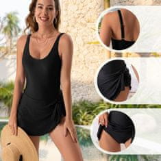 HOME & MARKER® Udoban kupaći kombinezon sa suknjom | SWIMELLA L/XL
