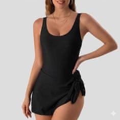 HOME & MARKER® Udoban kupaći kombinezon sa suknjom | SWIMELLA L/XL