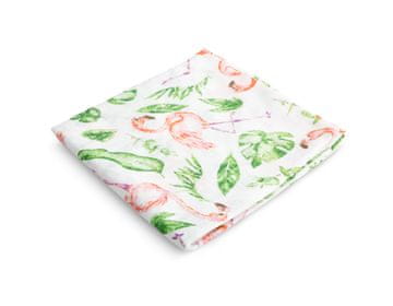 Mušlinska pelena flamingosi 70x80
