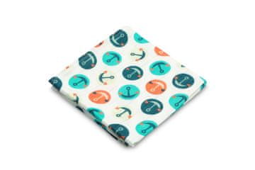 Pielucha bambus kotwice 75x75
