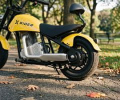 Manta Xrider Cross 12 Pro dječji električni motocikl, 200W, crno-žuti