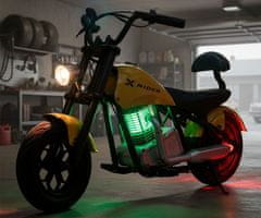 Manta Xrider Cross 12 Pro dječji električni motocikl, 200W, crno-žuti