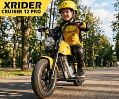 Manta Xrider Cross 12 Pro dječji električni motocikl, 200W, crno-žuti