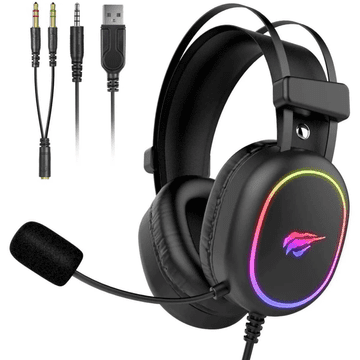 Havit Gamenote RGB LED slušalice s mikrofonom HV-H2016d