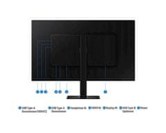 Samsung ViewFinity S6 S60D monitor, 2560 x 1440, 81,28 cm (32), 100 Hz, crni (LS32D600EAUXEN)