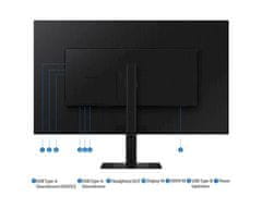 Samsung ViewFinity S8 S80D monitor, 3840 x 2160, 93,98 cm (37), 60 Hz, crni (LS37D800EAUXEN)