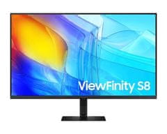 Samsung ViewFinity S8 S80D monitor, 3840 x 2160, 93,98 cm (37), 60 Hz, crni (LS37D800EAUXEN)