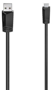 Hama USB 2.0 a - Mini kabel 1,5 m 200606