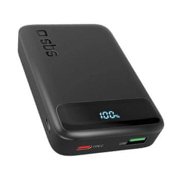 SBS Powerbank 10000 mAh 20W lcd crna