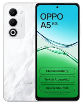 Oppo A5 5G pametni telefon 4GB/128GB bijeli