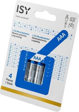 ISY AAA baterije 4 kom IBA-1004