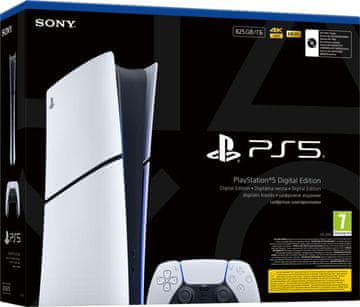Sony SONY PLAYSTATION 5 Slim Digital Edition 825GB E kućište crno-bijela konzola