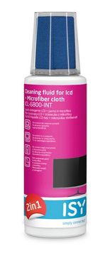 Tekućina za čišćenje LCD-a + krpa od mikrovlakana ISY ICL-6800-INT