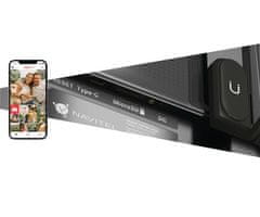 Navitel FR101 Pro pametni digitalni foto okvir, 25,6 cm, HD IPS zaslon na dodir, FRAMEO aplikacija, WIFI, Android + iOS, 1GB RAM, 32GB ROM, USB-C, crni