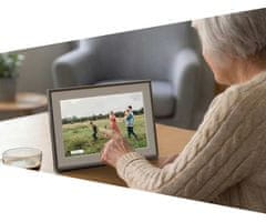 Navitel FR101 Pro pametni digitalni foto okvir, 25,6 cm, HD IPS zaslon na dodir, FRAMEO aplikacija, WIFI, Android + iOS, 1GB RAM, 32GB ROM, USB-C, crni