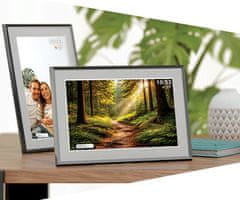 Navitel FR101 Pro pametni digitalni foto okvir, 25,6 cm, HD IPS zaslon na dodir, FRAMEO aplikacija, WIFI, Android + iOS, 1GB RAM, 32GB ROM, USB-C, crni