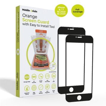 Mobile-origin Screen Guard zaštitno staklo za iPhone 8 / 7 / SE 2022 / SE 2020, 2 komada (SGA-SE22-2pk)