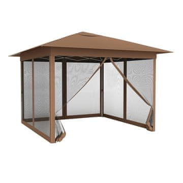 Northix Pop-up paviljon 3.5x3.5m s mrežom i torbom Oxford