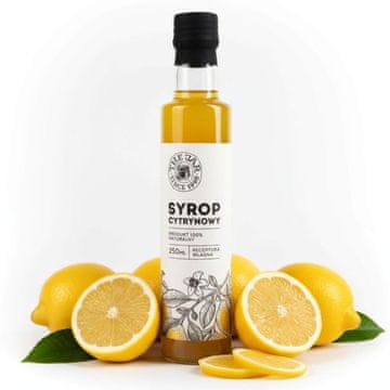 Limunov sirup 250 ml prirodni za čaj i limunadu, The Jar