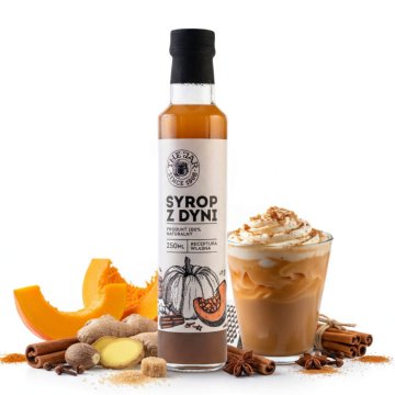 Prirodni sirup od bundeve pumpkin spice latte s 32% bundeve i začinima, 250 ml