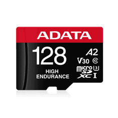 AData High Endurance MicroSDHC memorijska kartica, 128GB, UHS 3, V30 (AUSDX128GUI3V30SHA)